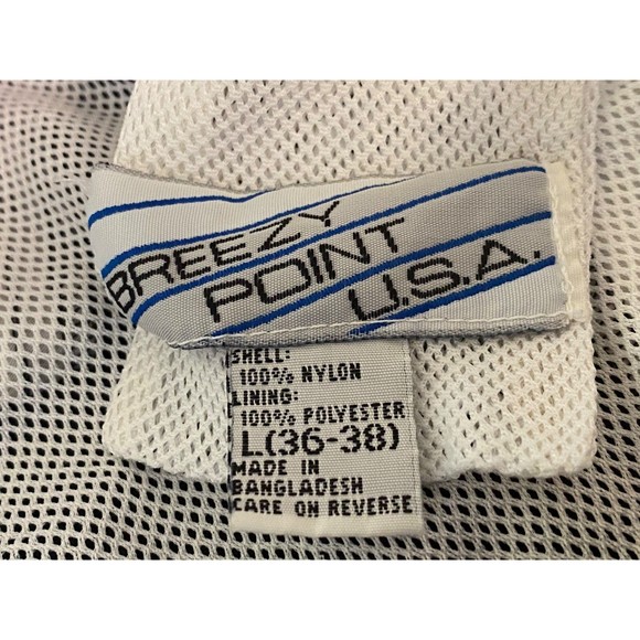 Vtg 90's Breezy Point USA Men's L (36-38) Swim Trunks Shorts Colorblock Striped - Picture 3 of 6